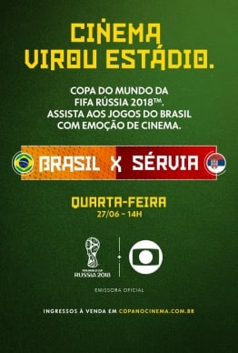 RÚSSIA 2018 - BRASIL X SÉRVIA